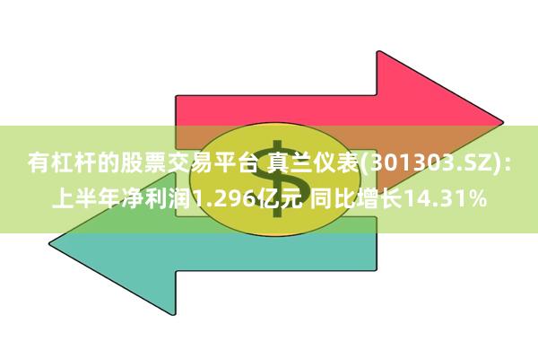 有杠杆的股票交易平台 真兰仪表(301303.SZ)：上半年净利润1.296亿元 同比增长14.31%