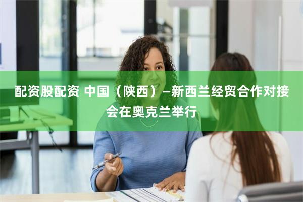 配资股配资 中国（陕西）—新西兰经贸合作对接会在奥克兰举行